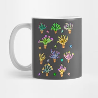 Cute Pastel Euphyllia Coral Pattern Mug